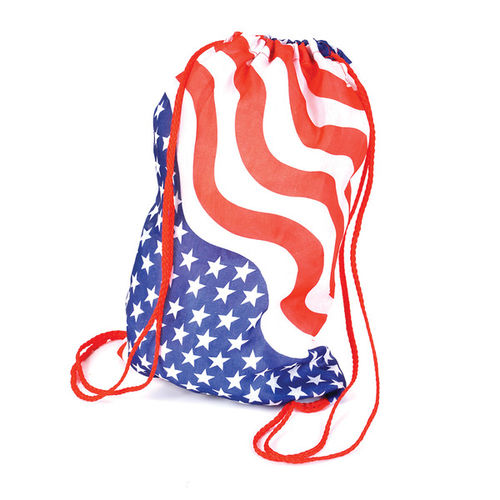 15""Cotton Stars & Stripes Backpack Case Pack 12
