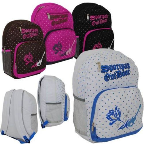 17"" Stylish Printed Backpack Case Pack 36