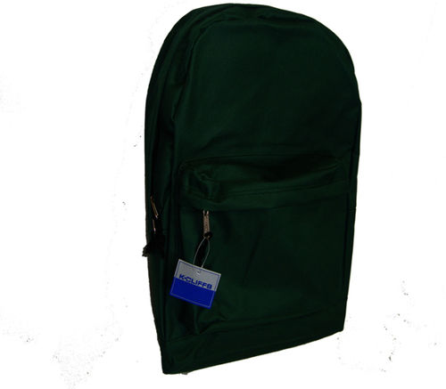 18"" Backpack, Green-Case Pack 36 Backpacks Case Pack 36