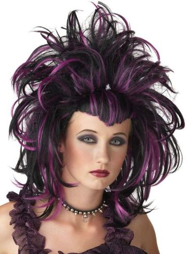 Wig Evil Sorceress Black Purple