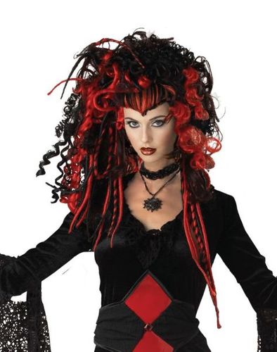 Costume Wig: Nightmare Black Widow