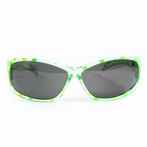 Crystal Green Frame UV Protection Sunglasses lady's Eyewear