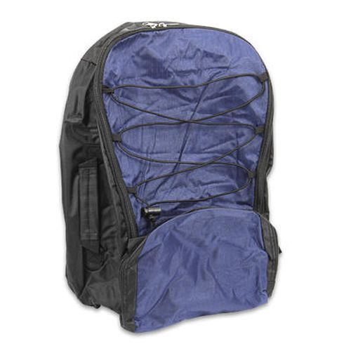 Backpack Blue-Black Polynylon 20x14x7"" Case Pack 20
