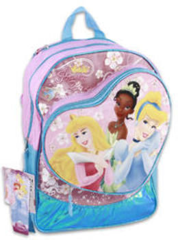 Princess Satin Dress Backpack 16 Inches Height Case Pack 12