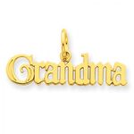 Grandma Charm in Yellow Gold - 14kt - Mirror Finish - Pleasant - Women