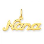 Nana Charm in Yellow Gold - 14kt - Glossy Finish - Fetching - Women