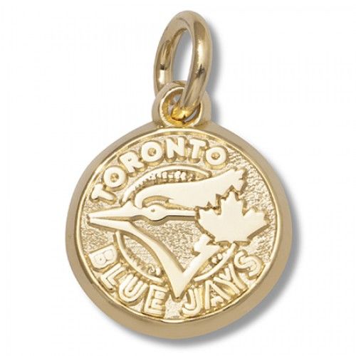 Toronto Blue Jays Charm in Gold Plated - Charming - Unisex Adult