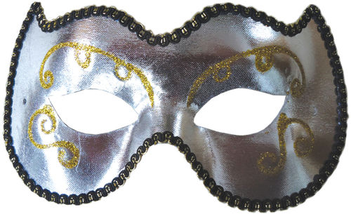 Opera Eye Mask Silver Gold