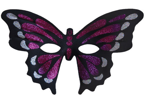 Butterfly Masquerade Mask Purple