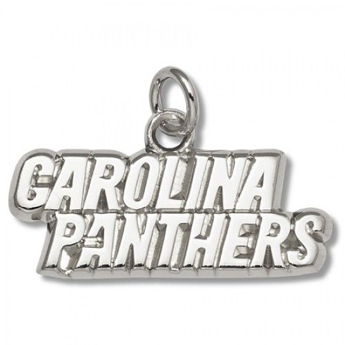 Carolina Panthers Charm in 14kt White Gold - Polished Finish - Attractive