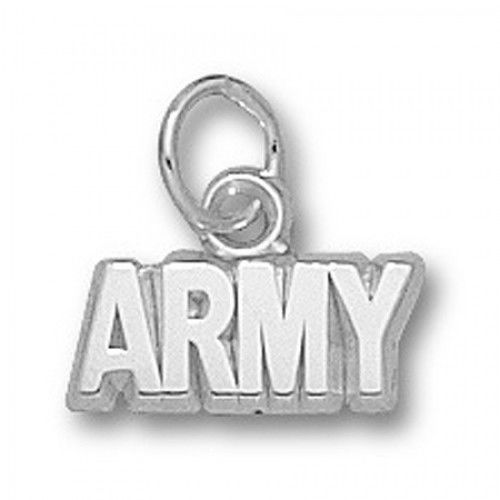 Army Charm in Sterling Silver - Polished Finish - Classy - Unisex Adult