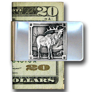 Large Money Clip - Elk
