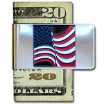 Large Money Clip - American Flag