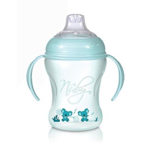 Nuby Soft Tinted Printed Cup with Handles Case Pack 24