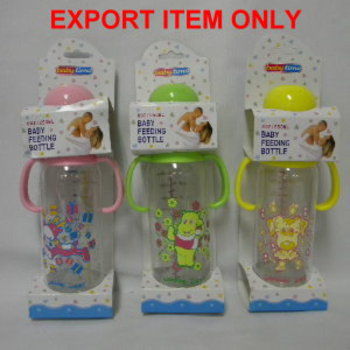 8Oz Baby Bottle W 2 Hndls Export Item Case Pack 48