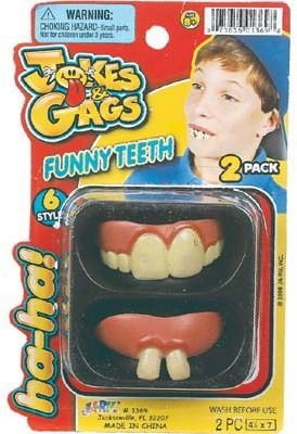 Jokes & Gags Funny Teeth 2Pk Case Pack 12