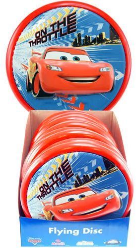 Cars 9"" 3D Flying Disc Friz Bee Case Pack 12