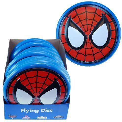 Spiderman 3D 9"" Flying Disc Beach Type Case Pack 12