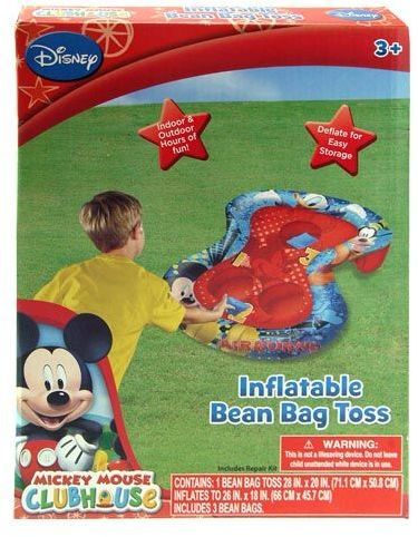 Disney Mickey Mouse Inflatable Bean Bag Toss Game Case Pack 6