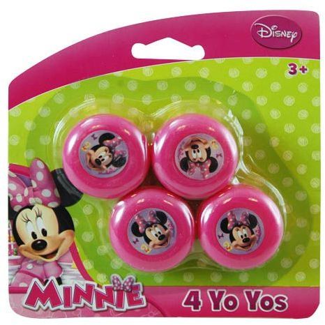Disney Minnie Mouse 4Pk Mini Yo Yos Case Pack 24