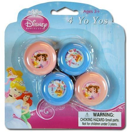 Disney Princess 4Pk Mini Yo Yos Case Pack 24