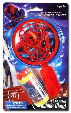 Spiderman 4 Licensed Small Wand & Pan With 2 Oz Bottle Bubble Case Pack 24