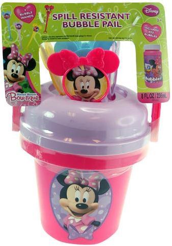 Minnie Bowtique Bubble Bucket 8oz Bubble 4 Chunky Case Pack 12
