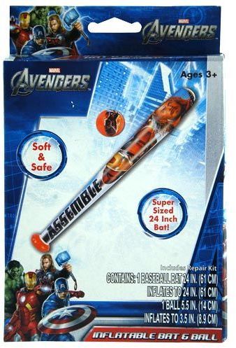 Avengers 24"" Inflatable Baseball Bat Case Pack 24