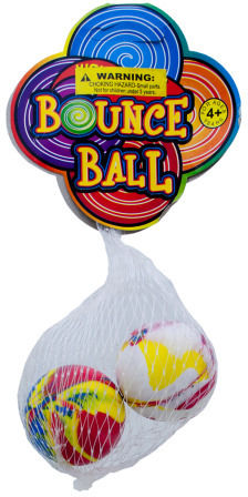 2-Pack Rubber Bounce Balls Case Pack 24