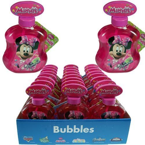 Disney Minnie Mouse 5x3.25x1.50""?5Oz Bubble Bottles Case Pack 24