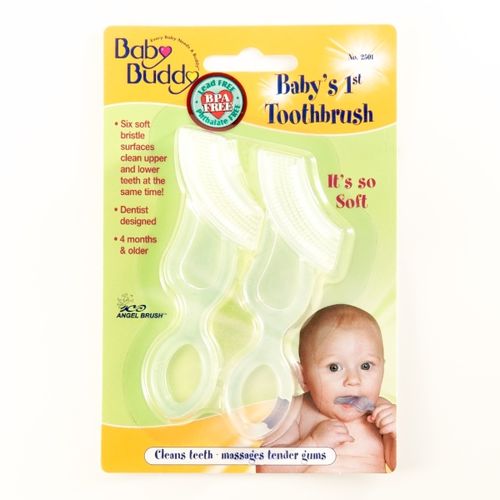 Baby's 1st Toothbrush 2ct Silicone Toothbrush Asst Case Pack 72