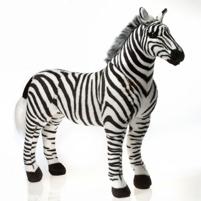 28.5"" L Standing Zebra W/Picture Hangtag Case Pack 2