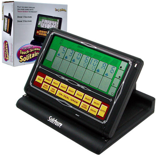 Portable Video Solitaire Touch-Screen 2-in-1 Game