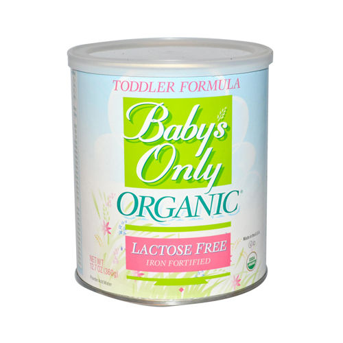 Baby's Only Organics Toddler Formula - Organic Lactose Free - Iron Fortified - Case of 6 - 12.7 oz