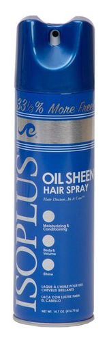 IsoplusOil Sheen Hair Spray Regular Case Pack 6
