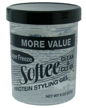 Softee Super Freeze Protein Styling Gel Case Pack 6