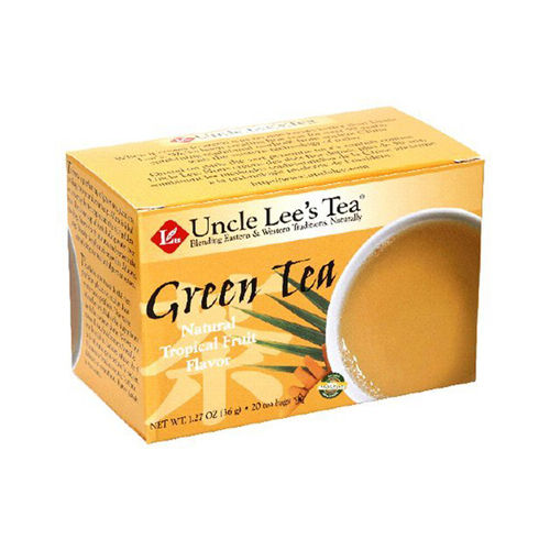 Uncle Lee's Tea Green Tea - Tropical Fruit - 20 Bags