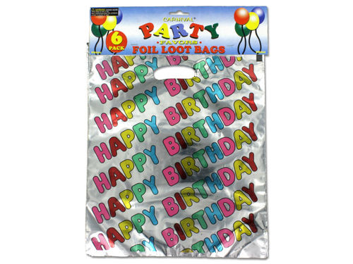 Happy birthday loot bags