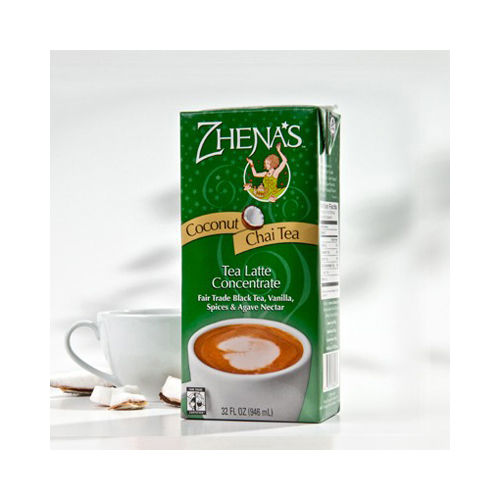Zhena's Gypsy Chai Tea Coconut Concentrate- Case of 6 - 32 oz