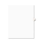 Avery-Style Legal Side Tab Divider, Title: 36, Letter, White, 25/Pack