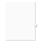 Avery-Style Legal Side Tab Divider, Title: 41, Letter, White, 25/Pack