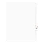 Avery-Style Legal Side Tab Divider, Title: 42, Letter, White, 25/Pack