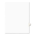 Avery-Style Legal Side Tab Divider, Title: 44, Letter, White, 25/Pack