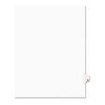 Avery-Style Legal Side Tab Divider, Title: 46, Letter, White, 25/Pack