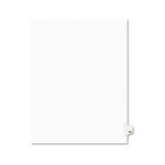 Avery-Style Legal Side Tab Divider, Title: 49, Letter, White, 25/Pack