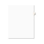 Avery-Style Legal Side Tab Divider, Title: 56, Letter, White, 25/Pack