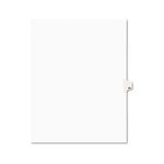Avery-Style Legal Side Tab Divider, Title: 64, Letter, White, 25/Pack