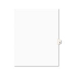 Avery-Style Legal Side Tab Divider, Title: 65, Letter, White, 25/Pack