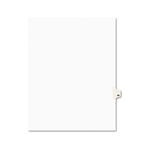 Avery-Style Legal Side Tab Divider, Title: 68, Letter, White, 25/Pack