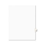 Avery-Style Legal Side Tab Divider, Title: 69, Letter, White, 25/Pack